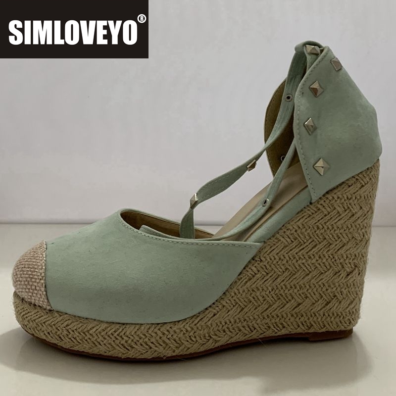 SIMLOVEYO Espadrilles Damen Ke – Wedge Espadrille Women Bewertung und Preis