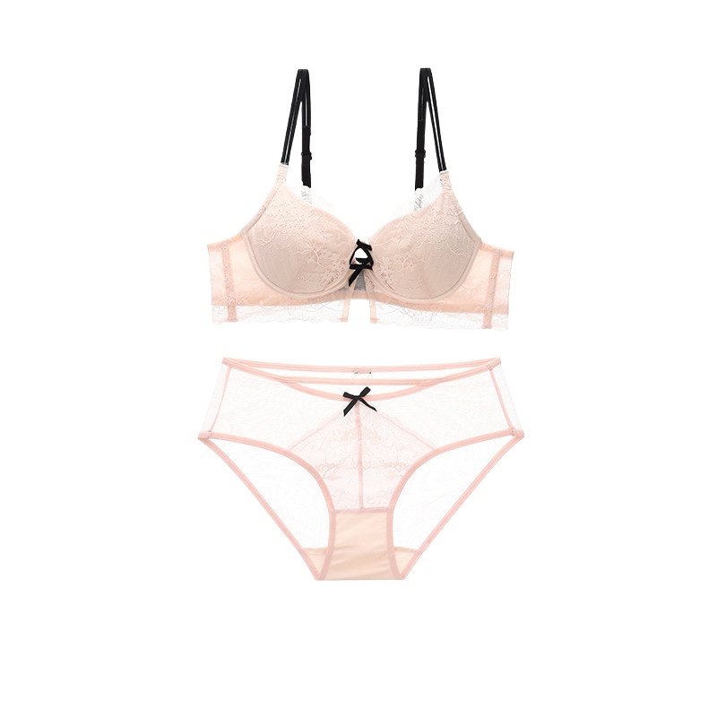 Neues Mädchenhaftes Süßes Spit – Bralette Triangle Set Bewertung und Preis
