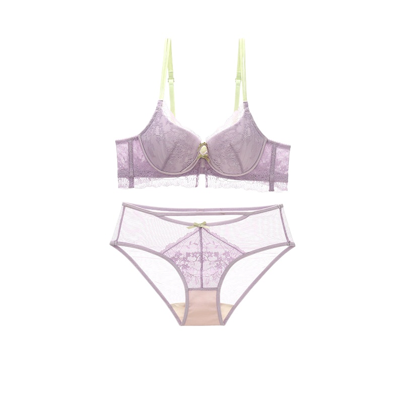 Neues Mädchenhaftes Süßes Spit – Bralette Triangle Set Bewertung und Preis