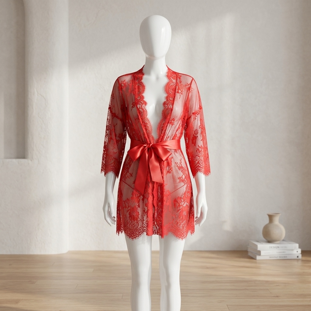 Damen-Transparenter Blumen-Spi – Kimono Sheer Floral Bewertung und Preis